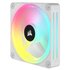 Corsair Starter Kit per ventole PWM per PC da 120 mm iCUE LINK QX120 RGB con iCUE LINK System Hub - Bianco White