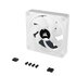 Corsair Starter Kit per ventole PWM per PC da 120 mm iCUE LINK QX120 RGB con iCUE LINK System Hub - Bianco White