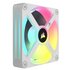 Corsair Starter Kit per ventole PWM per PC da 120 mm iCUE LINK QX120 RGB con iCUE LINK System Hub - Bianco White
