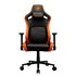COUGAR Defensor Sedia Gaming imbottita tappezzata Nero, Arancione