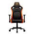 COUGAR Defensor Sedia Gaming imbottita tappezzata Nero, Arancione