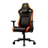 COUGAR Defensor Sedia Gaming imbottita tappezzata Nero, Arancione