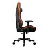 COUGAR Defensor Sedia Gaming imbottita tappezzata Nero, Arancione