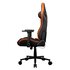 COUGAR Defensor Sedia Gaming imbottita tappezzata Nero, Arancione