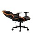 COUGAR Defensor Sedia Gaming imbottita tappezzata Nero, Arancione