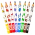 Crayola Mini Kids - 8 Jumbo Decorated Pencils pastello colorato 8 pezzo(i) Multi