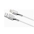 Cygnett Lightning - USB-A 1 m Acciaio inossidabile, Bianco
