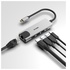 D-Link DUB-M520 Cablato Thunderbolt 3 Alluminio, Nero