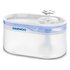Daewoo D-WF116 distributore di cibo e acqua per cani e gatti Acrilonitrile butadiene stirene (ABS), Silicone Blu, Bianco Universale Abbeveratoio automatico per animali domestici