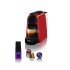 De Longhi EN85.R Rosso Macchine per Il caffè a Sistema Nespresso Essenza, 1370 W, 0.6 Litri, Plastica