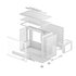 DeepCool CH160 PLUS WH Small Form Factor (SFF) Bianco
