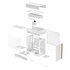 DeepCool CL6600 WH Midi Tower Bianco
