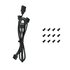 DeepCool FL12-3 in 1 Case per computer Ventilatore 12 cm Nero 3 pz