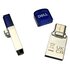 Dell AD564594 unità flash USB 64 GB USB Type-A / USB Type-C 3.2 Gen 1 (3.1 Gen 1) Blu, Argento