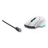 Dell Alienware AW620M Gaming Mano destra RF Wireless + USB Type-C Ottico 26000 DPI Bianco White