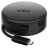 Dell DA326 Cablato USB 3.2 Gen 1 (3.1 Gen 1) Type-C Nero