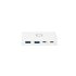 DICOTA D31731 replicatore di porte e docking station per laptop Bianco