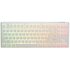 Ducky One 3 Classic Pure White TKL Gaming Tastatur RGB LED - MX-Clear tastiera USB Tedesco Bianco