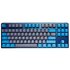 Ducky One 3 TKL DayBreak tastiera Gaming USB QWERTY Blu, Grigio, Giallo