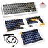 Ducky Outlaw 65 tastiera Universale USB Inglese US Argento