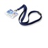 Durable 8127-28 Supporto per badge Metallo, Tessile Blu