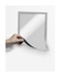 Durable Duraframe Magnetic A4 cornice magnetica Argento