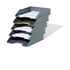 Durable VARICOLOR vassoio da scrivania Plastica Antracite, Multicolore