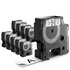 Dymo 1x10 Dymo D1 Label 19mmx7m black to white