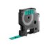 Dymo D1 nastro 12 mm x 7 m nero su verde