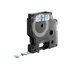 Dymo D1 Nastro 12 mm x 7 m nero transparente