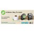 Dymo D1 Schriftband 12 mm x 7 m nero auf bianco 45013