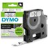 Dymo D1 Schriftband 12 mm x 7 m nero auf bianco 45013