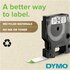 Dymo D1 Schriftband 6 mm x 7 m nero auf bianco 43613