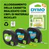Dymo LT in Plastica Nero su Trasparente 12 mm x 4 m