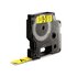 Dymo S0720580 Nastro D1, 12 mm x 7 m, Nero/Giallo