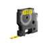 Dymo S0720730 Nastro D1, 9 mm x 7 m, Nero/Giallo