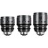 DZOFILM Set PAVO 28/40/75mm t/2.1 2x Anamorphic Prime Lens - Neutral Coating - PL/EF - Scala Metri