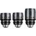 DZOFILM Set PAVO 32/55mm t/2.1 & 100mm t/2.4 2x Anamorphic Prime Lens - Blue Coating - PL/EF - Scala Metri