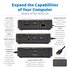 EATON Tripp Lite MTB3-DOCK-04 replicatore di porte e docking station per laptop Cablato Thunderbolt 3 Nero