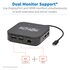 EATON Tripp Lite MTB3-DOCK-04 replicatore di porte e docking station per laptop Cablato Thunderbolt 3 Nero