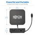 EATON Tripp Lite MTB3-DOCK-04 replicatore di porte e docking station per laptop Cablato Thunderbolt 3 Nero