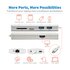 EATON Tripp Lite U442-DOCK11-S replicatore di porte e docking station per laptop USB 3.2 Gen 2 (3.1 Gen 2) Type-C Argento