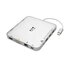 EATON Tripp Lite U442-DOCK2-S replicatore di porte e docking station per laptop Cablato USB 3.2 Gen 2 (3.1 Gen 2) Type-C Argento