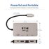 EATON Tripp Lite U442-DOCK6-GY replicatore di porte e docking station per laptop Cablato USB 3.2 Gen 1 (3.1 Gen 1) Type-C Grigio