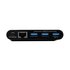 EATON Tripp Lite U460-003-3AGB-C hub di interfaccia USB 3.2 Gen 2 (3.1 Gen 2) Type-C 5000 Mbit/s Nero