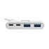 EATON Tripp Lite U460-004-2A2C hub di interfaccia USB 3.2 Gen 1 (3.1 Gen 1) Type-C 5000 Mbit/s