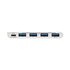 EATON Tripp Lite U460-004-4A-C hub di interfaccia USB 3.2 Gen 1 (3.1 Gen 1) Type-C 5000 Mbit/s Bianco