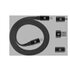 Edizard Cavo di ricarica magnetico antigroviglio da 240 W, da USB-C a USB-C, 48 V/5 A, a spirale piatta 1MT