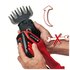 Einhell GE-CG 18/100 Cesoia per erba cordless 8 mm 18 V Ioni di Litio Nero, Rosso