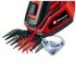 Einhell GE-CG 18/100 Cesoia per erba cordless 8 mm 18 V Ioni di Litio Nero, Rosso